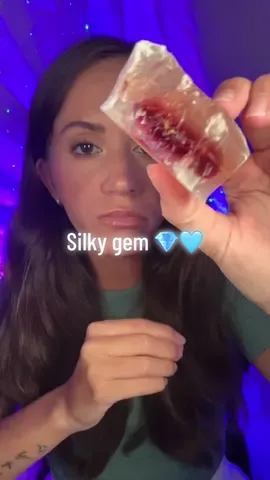 Use code “safespace10” to get 10% off silky gem💎🩵 #asmr #asmrsounds #asmrvideo #fyp 