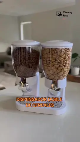 👉 ¡DISPENSADOR DOBLE DE CEREALES! 😍 Realiza tu pedido por IG o al Whatsapp 📲 #parati #fyp #Viral #organizadoresdecocina 