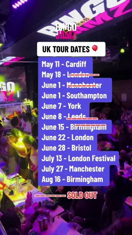 #candyrain is a bingo jamz anthem! Sing it LIVE at our uk tour 