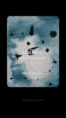 Trích đoạn: Bốn Mùa, Trời Và Đất - Márai sándor Phần cuối, cùng đôi lời. *photo drom pinterest” #literature #máraisándor #vanchuong #reading #tanvan #triethoc 