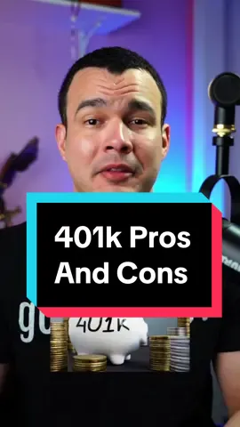 401k pros and cons #investing #investingforbeginners #rothira #compoundinterest #rothirasavings #rothiratiktok #beginnerinvestors #stockmarketforbeginners #stockmarket #indexfunds #401k #401kplan 