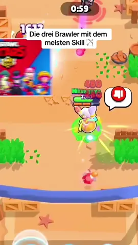 Die drei Brawler mit dem meisten Skill! 🎯 #brawlstars #brawlstarsdeutsch #brawler 