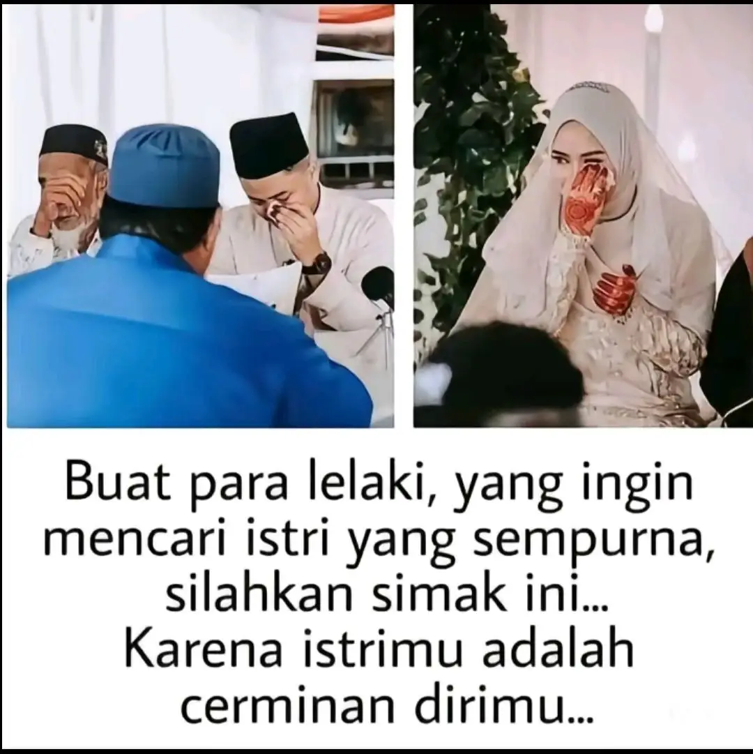 #pernikahanidaman #istriidaman #istrisolehah #ilmupernikahan #bismillahfyp #fyp #edukasipernikahan #pernikahanislami #zyxcba #fypシ゚viral #jodohcerminandiri 