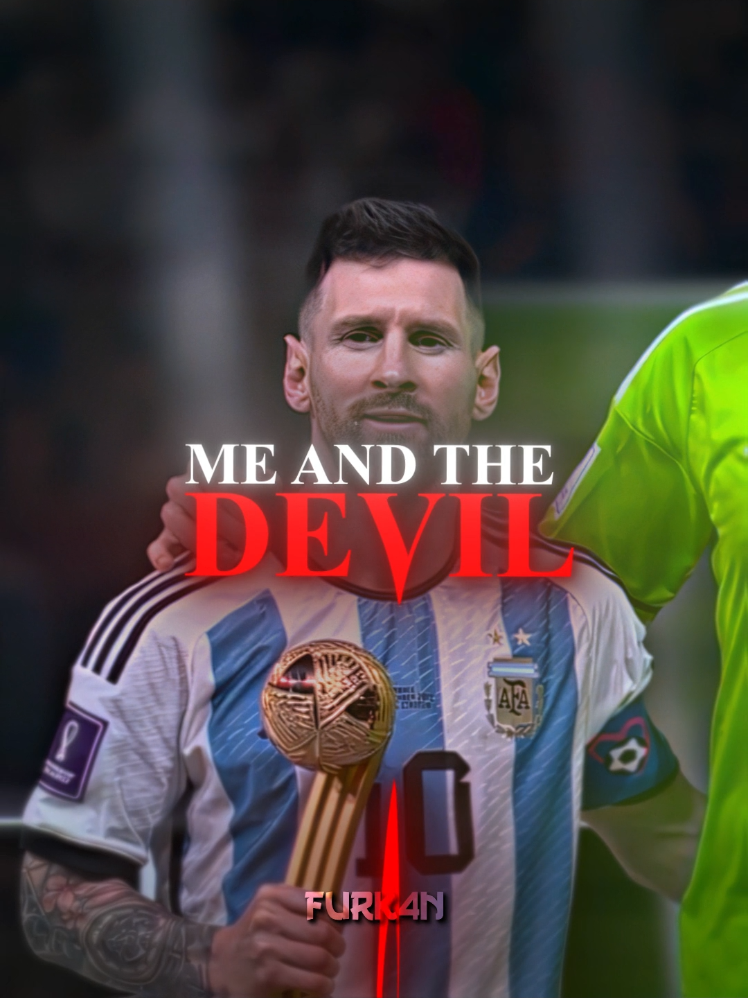 ME AND THE DEVİL 👿 #devil #messi #worldcup #argentina #champions #mbappe #edit #aftereffects