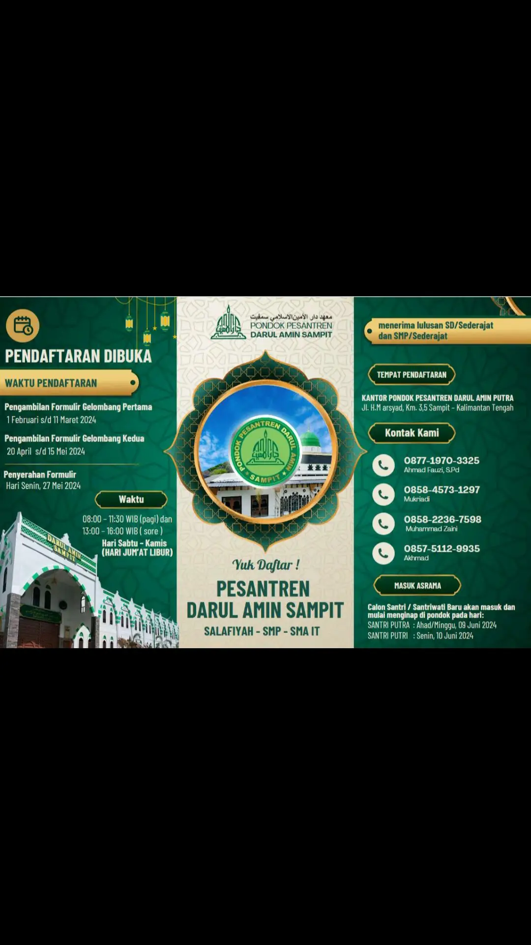 PONDOK PESANTREN DARUL AMIN SAMPIT 