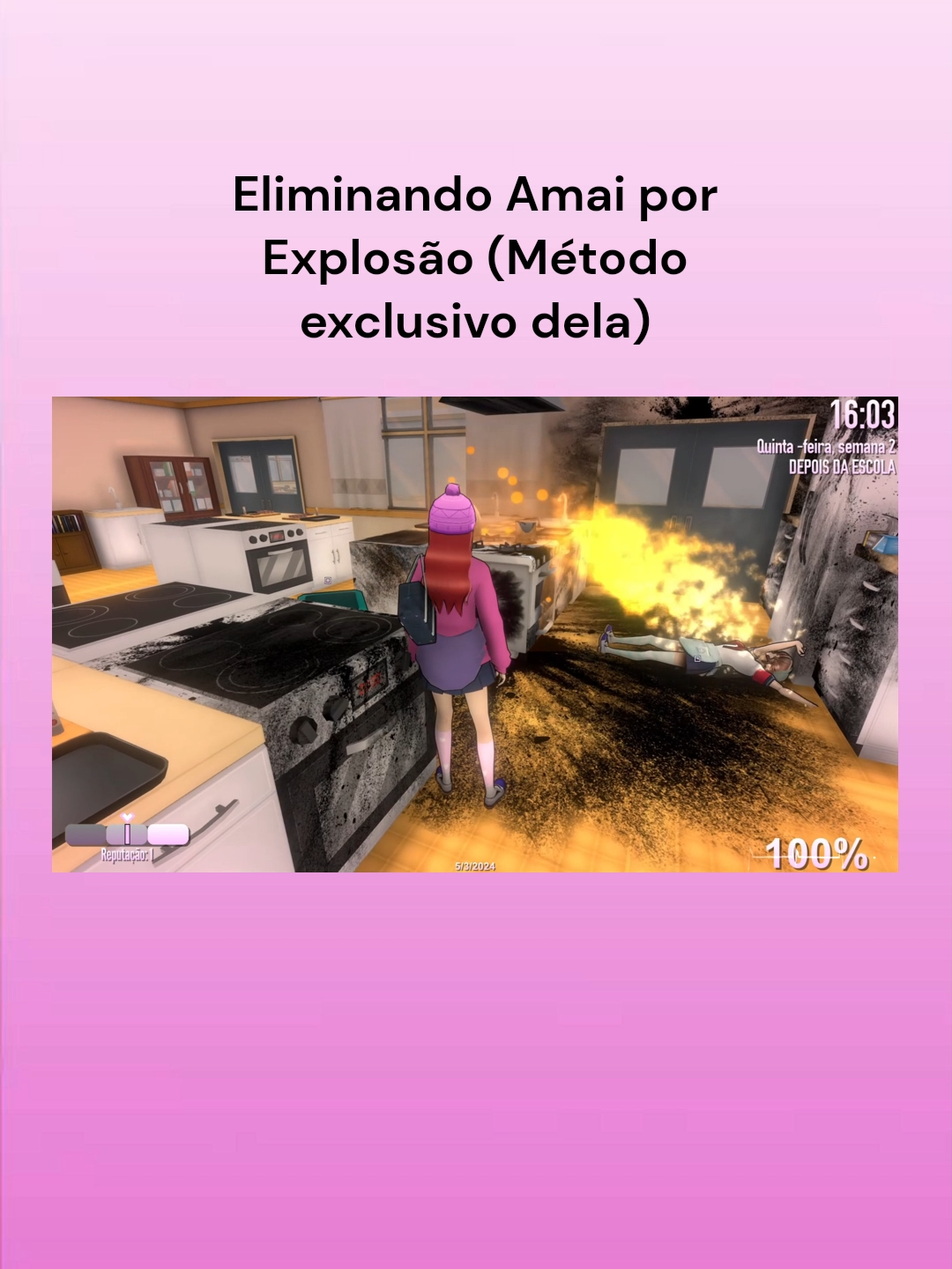 E aí Players?   Hoje, vamos eliminar a Amai pelo método único dela, por explosão do fogão!😃 #yanderesimulator #yandere #rivals #missionmode #mission #yanderesimulator1980 #yanderesimulator1980mode #ryoba #ryobaaishi #yanderesimulator1980s #yanderesimulator1980sryoba #yanderesimulatorbr #yanderesimulatorgameplaybr #yanderesimulatormeme