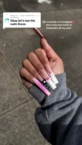 Replying to @✨Sza’s girlfriend ✨ Sanrio Baddie Set 💕🎀🫶🏻 (her tiktok: @K🫶🏼 )thank yall for the love on the nails 🫶🏻🫶🏻🫶🏻🫶🏻🫶🏻🫶🏻 i love her dowm! #pinknails #xlnails #longnails #longnailinspo #nailinspiration #nailinspo2023 #nailinspo #nailinspo2024 #sanriogirl #sanrioaesthetic #sanriotiktok #sanrionails 