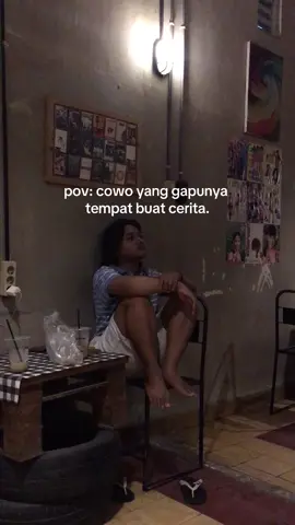 cuma bisa diam.