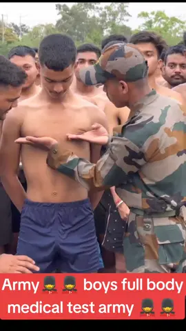 Army💂💂 boys full body medical test army 💂💂 #armyheighttest #armytraining #armyheight #fyp #foryou #armylover #foryoupage #training #armytest #army #army 