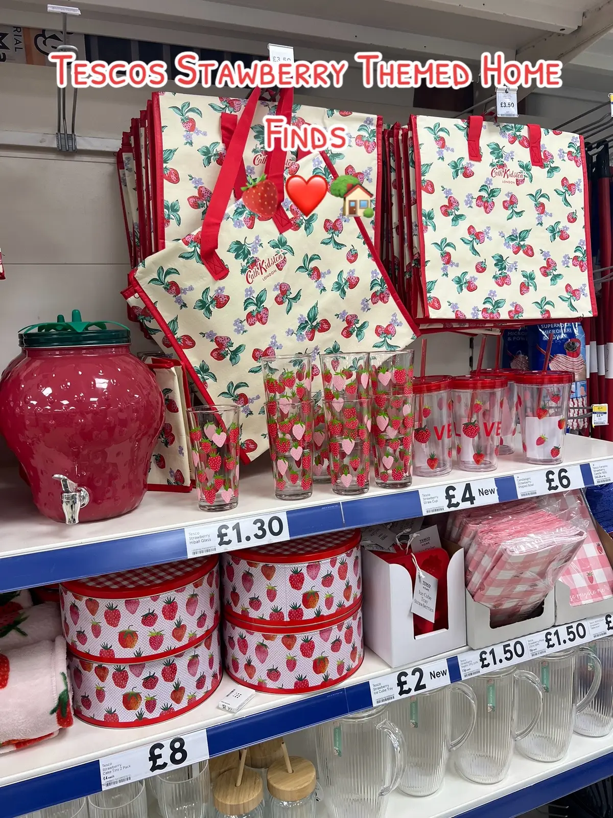 #willandjordsfirsthome #housefinds #houseinspo #homefinds #springhomedecor #springhomefinds #tescohome #tescohomenewin #tescohomedecor #strawberrythemedhomedecor #strawberryhomedecor #strawberryhomedecore #springfinds 