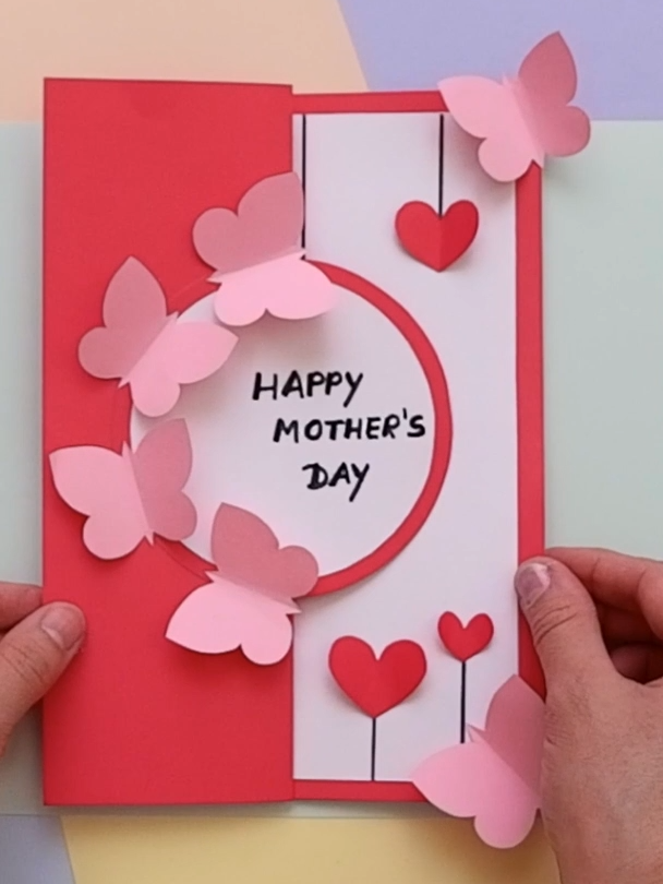 DIY Card for Mother's Day #mothersday #diycards #mothers #mothergift #momgift #momgiftideas #momgifts #papercrafts #handmade #handmadegifts #handmadecraft #DIY #diyproject