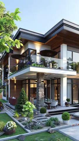 Nhà 2 tầng phong cách hiện đại với thiết kế rộng mở yêu thương #nhadep #thietkenhadep #villa #bietthu #thietkenhachiphithap #nguyenhaikts 