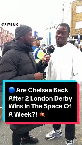 🎙️ @Joel Beya spoke to @Brendan Cobbina after Chelsea’s 5-0 mauling of West Ham & the newfound confidence in Nicolas Jackson 🔵 #tiktok #viral #chelsea #london #derby #jackson #palmer #brendancobbina #five #PremierLeague #Vlog #reaction 