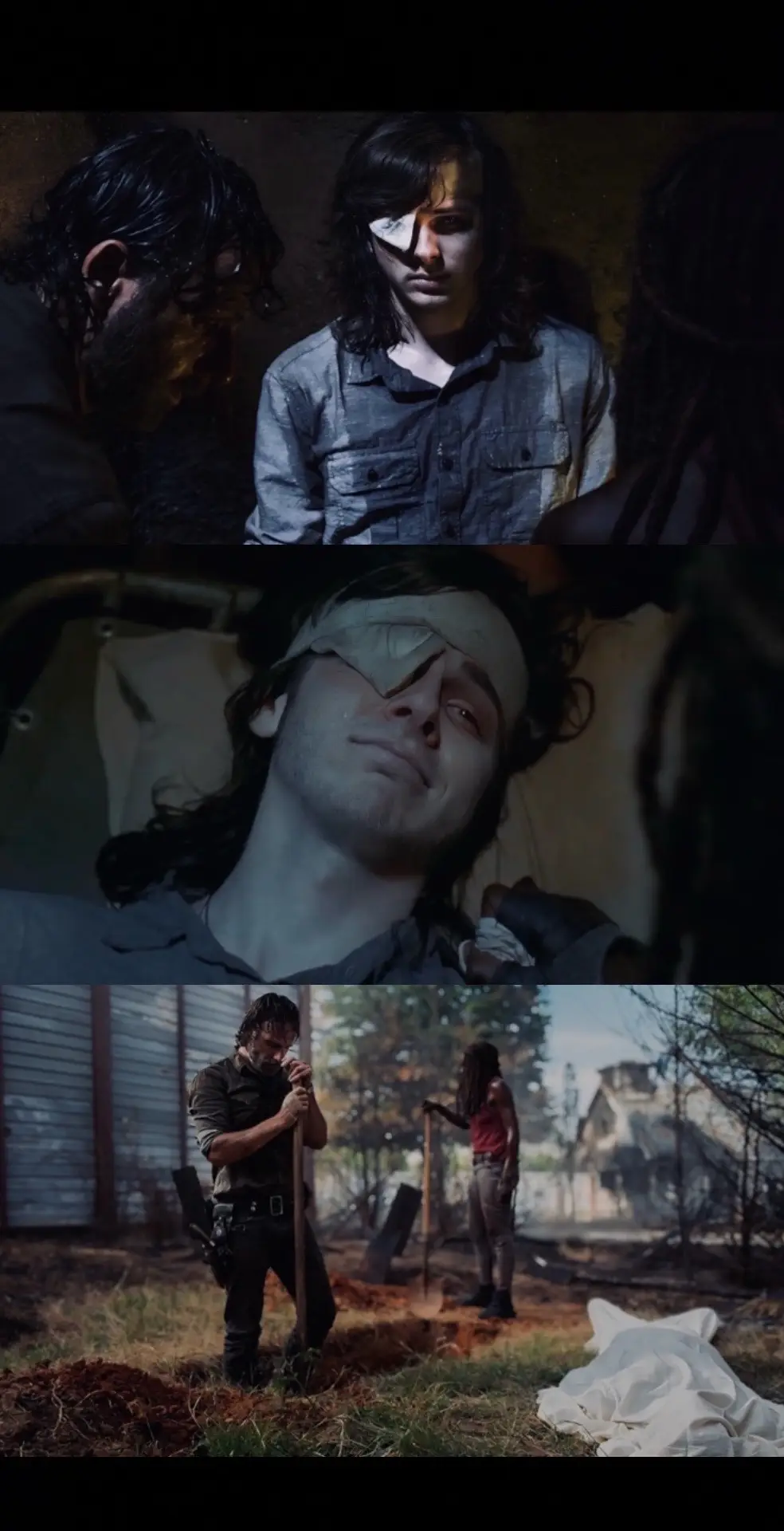 the saddest death of twd in my opinion..|#twd #thewalkingdead #rickgrimes #carlgrimes 