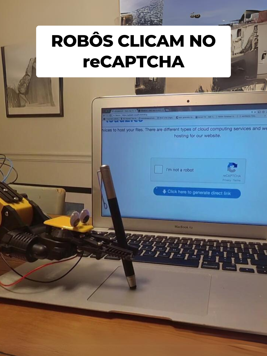 Será que um robô pode clicar no reCAPTCHA “Eu não sou robô”? #ReCAPTCHA #TecnologiaDeDetecção #IAeSegurança #comportamento  #SegurançaDigital #DetectionTechnology #AISecurity #BotBehavior