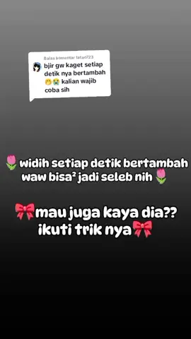 Membalas @tatao723 dia aja tiap detik loh waw pasti followers nya banyak outo jadi seleb nih kalian kalo mau ikuti trik nya ya #fyp 