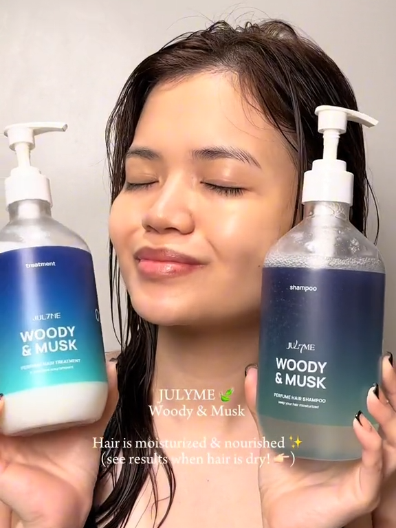 @aicadvd transforming her hair game with Julyme Shampoo & Hair Treatment! 💁‍♀️✨ Say goodbye to dull locks and hello to luscious, vibrant hair! 🌟 #kbeauty #julymephilippines #julymeshampooandhairtreatment #haircare #musthaves