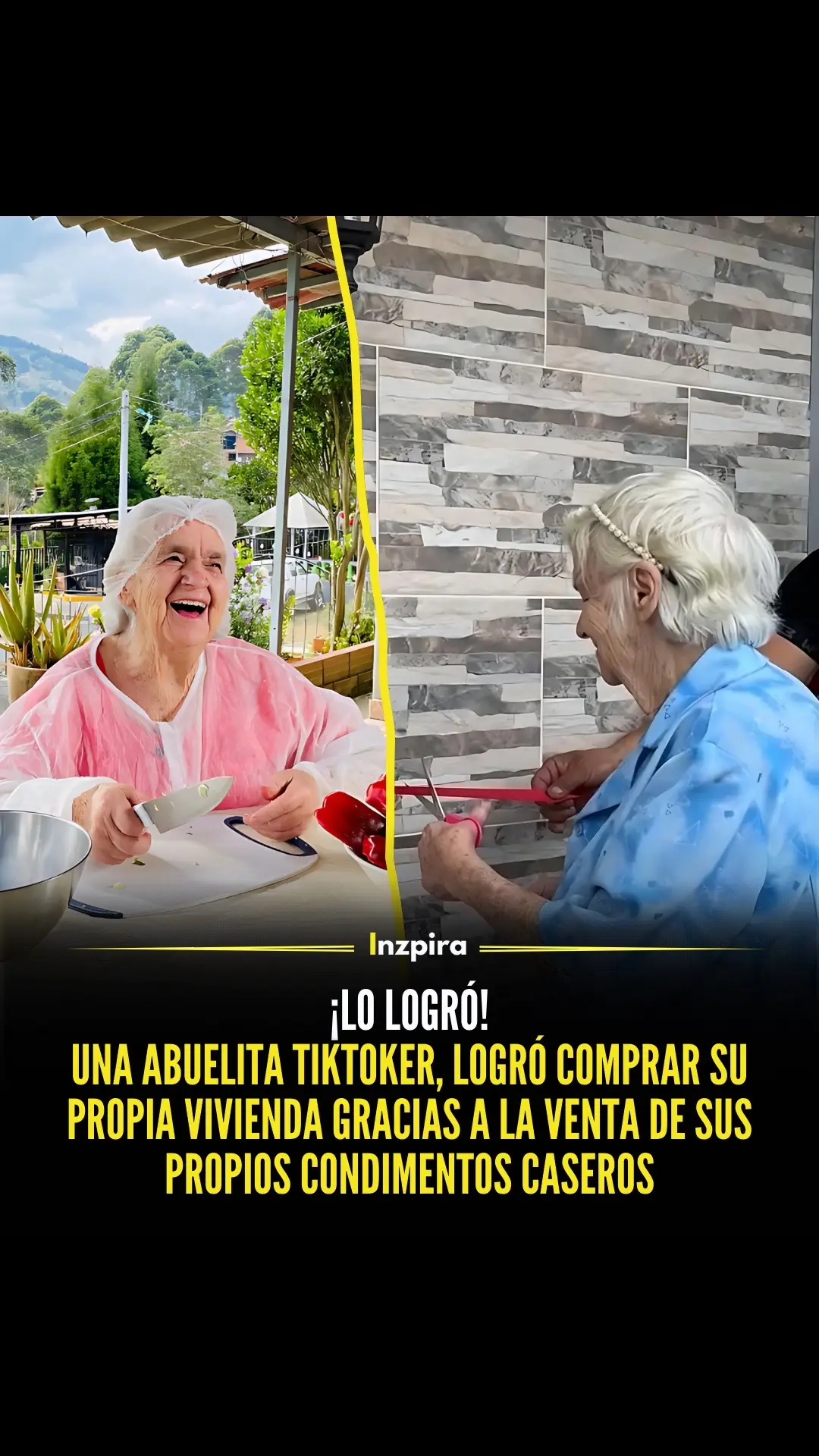 ¡Lo logró!❤️‍🩹 👵🇨🇴 Esta abuelita oriunda de Medellín ha cautivado a miles de usuarios en plataformas como TikTok e Instagram con su encanto y sus recetas que se vuelven virales. El reciente logro de Inesita de comprar su propia casa ha sido el resultado de años de arduo trabajo y dedicación tanto en las redes sociales como en su faceta emprendedora. ✅ Conoce su historia en el link bio del perfil. • • • #tiktok #casapropia #abuelita #emprendimiento