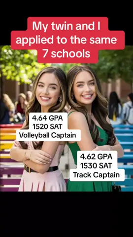 College acceptance, congrats Hannah and Chloe! 🎉 Link in bio for free college application essay feedback 🎓 #college #collegeacceptance #collegestats #collegeresults #collegedecision #bostoncollege #bostonuniversity #cornell #columbiauniversity #yale #ivyleague Credit: Student submission 