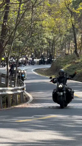 The weather is nice today and it feels great to ride on a forest road with my club brothers.#MotorcycleClubStore #harleydavidson #motorcycleclub #HOG #MC #bikerlife #mcvest #leathervest 