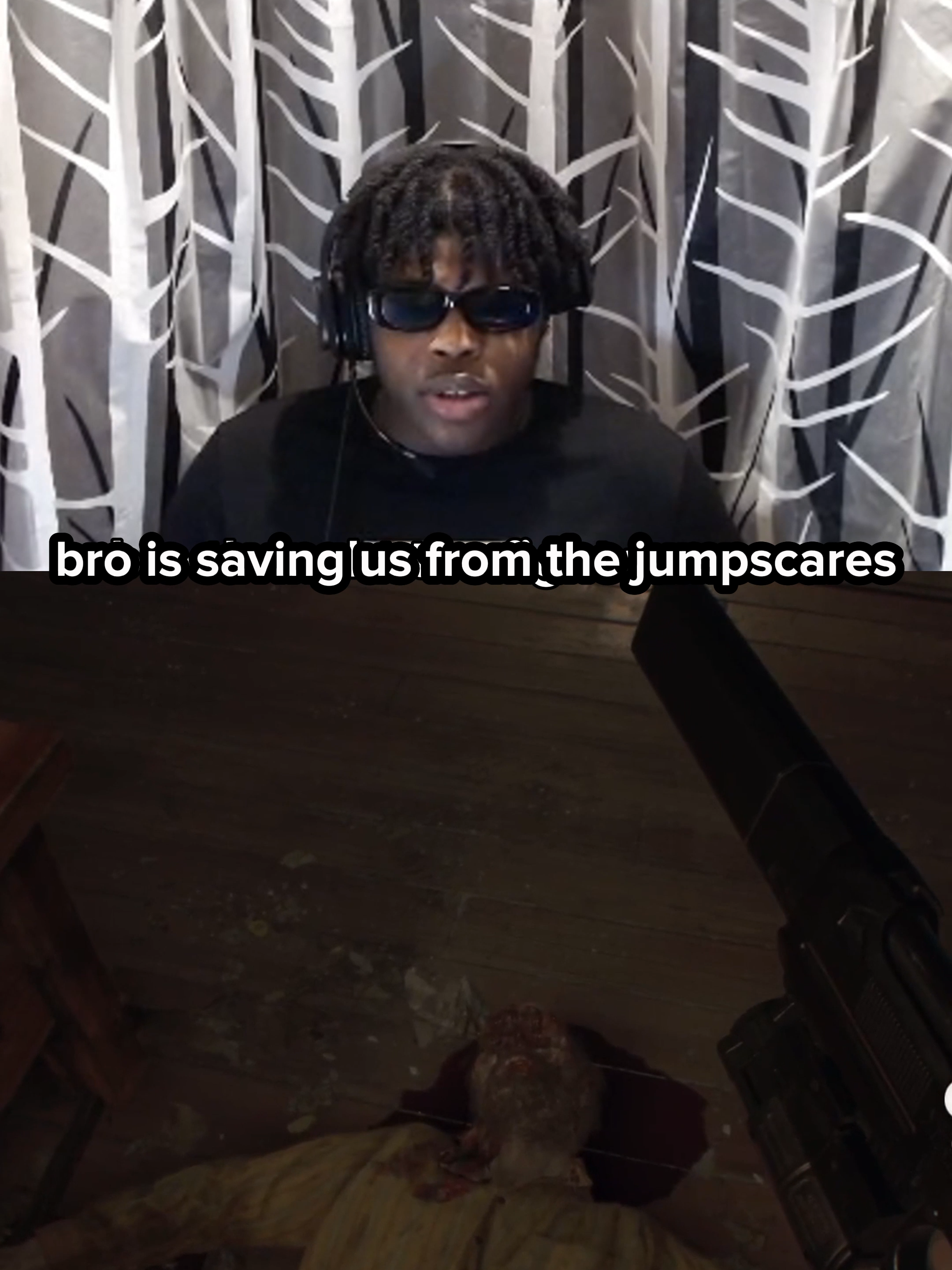 bro is saving us from the jumpscares 💀 (Twitch: HeyyVance) #residentevil7 #residentevil7biohazard #re7 #residentevil8village #re8 #ethanwinters #fypage #viral #funny #gaming #heyyvance