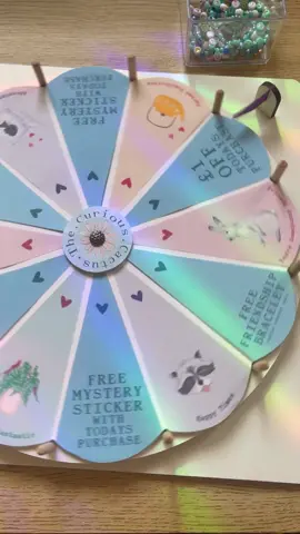 Just a little asmr style video of my spinner cos isnt that sound satsfying?!?! Had lots of lovely people spin the wheel at my market yesterday 🥰 #ASMR #SpinTheWheel #SatisfyingSound 