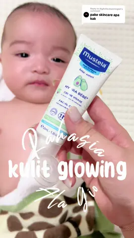 Replying to @AlghofurJoyoningrat skincare kesayangan Gio dari @Mustela Indonesia , karena secocok itu ✨  #ReviewJujurMustela #MustelaFacialCream #KrimWajahBayi #SkincareBayi 