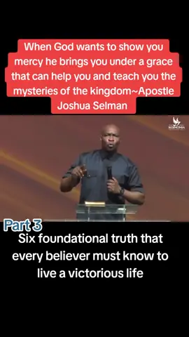 When God wants to show you mercy he brings you people who can teach you the mysteries of the kingdom #christianpreaching #foryou #foryou #KoinoniaGlobal #ApostleJoshuaSelman 
