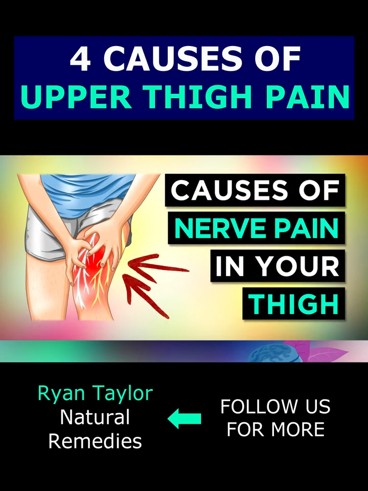 4 Causes Of Upper Thigh Pain #ryantaylor #naturalremedy #neuralgiaparesthetica #femoralnerve #nervepain #naturalremedies #ryantaylornaturalremedies #nerve #nerves #nervedamage #nerveproblems #trappednerve #trappednerves