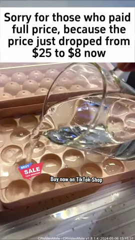 Such a great ice tray from TikTok Shop! Great gadget for making delicious drinks! #icemaker #summersale #TikTokMadeMeBuyIt #tiktokshop #tiktokshopfinds #fyp 