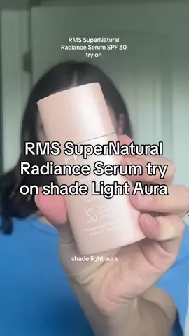 Glass skin in one step??? @RMS Beauty LLC #rmsbeauty #supernaturalradianceserum 