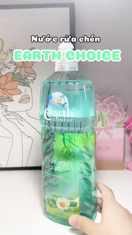 Nước rửa chén thuần chay, không gây hại da tay nè mấy bà ơi #nuocruachen #earthchoice #greenbox_nhacua #beauty #BeautyTok #lamdep #reviewlamdep #goclamdep #dondepnha #xuhuong #viral #fyp