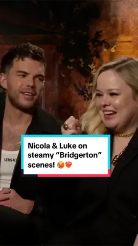 “Bridgerton’s” Nicola Coughlan and Luke Newton dish on Penelope and Colin’s “properly hot” Season 3 love scenes! ❤️‍🔥  #bridgertonnetflix #nicolacoughlan #lukenewton #penelopefeatherington #ladywhistledown #colinbridgerton #netflix @Mona Kosar Abdi 