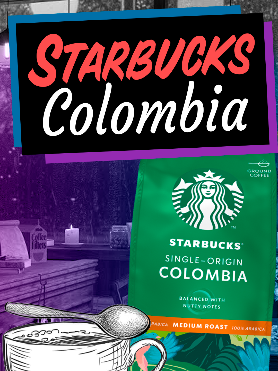 Café Starbucks Single-Origin Colômbia ☕☕ | Um Café que quer te entregar algo, mas não consegue e de torra média só o nome! #cafe #café #cafezinho #coffee #coffeetiktok #starbucks #cafeespecial