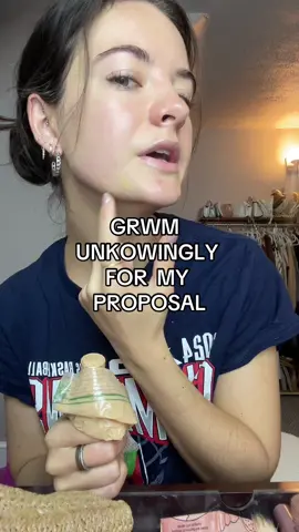 GRWM for my proposal unkowingly 
