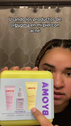 Usando productos de @byoma en mi piel con acne. #byomaconfidence #byomaskin #byomaresults