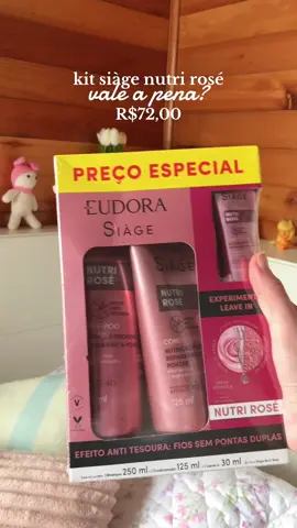 To testando esse ainda, por enquanto se deu mto bem com meu cabelo! oq vcs acham dele? #eudora #siageeudora #siage #nutriroseeudora #nutrirose 