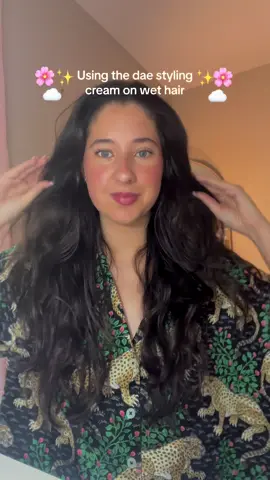 Inspo to @Leslie Catherine 🌸✨ Style cream from @Dae Hair  Pjs from @Printfresh 🐅🩷 #girlythings #girlyasthetic #girlygirl #smallcreator #fyp #daehair #daestylingcream 