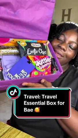 #Pack a Travel Essentials Box for Bae with me 🎁  Ft: @SHEIN  #travel #couplegoals #giftideas #baecation #Shein #fyp #CapCut 