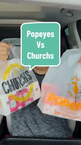 Popeyes vs Churchs Chicken: Who Is Better? #popeyes #churchs #churcheschicken #popeyeschicken #vs #versus #fastfood #fastfoodlife #FastFoodReview #tastetest #mukbang #mukbangeatingshow #foodcritic #waynedang 