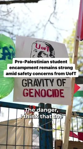 Pro-Palestinian students are on their fifth day of their encampment protest at the University of Toronto, calling for the school to pull its funding and investments from Israel.
