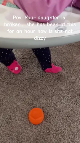 I got dizzy just looking at her 😂 #thishastogoviral #whataretheodds #dizzy #gracojumper #jumper #baby #7montholdbaby 