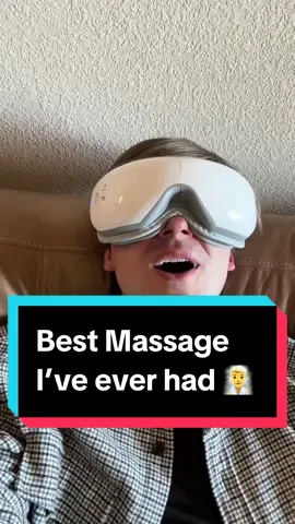 This is one of the greatest feelings my face has ever felt 😂 #eyepain #eye #eyemassager #renpho #fypシ゚viral 