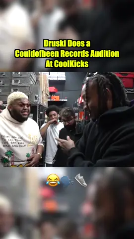 Druski Does a Couldofbeen Records Audition At CoolKicks 😂🗣️👟 #druski #funny #coolkicks #couldofbeenrecords #fypシ #fyp #sneakers #rap #talent 