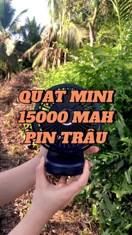 Quạt Tích Điện 15000 mah Pin Trâu #quattichdien #quatmini #quatkep #quatmini15000mah 