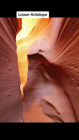 Lower Antelope Glimpse #lowerantelopecanyon  #adventure Lower Antelope Canyon is a breathtaking slot canyon located near Page, Arizona. Carved over thousands of years by wind and water, it features narrow passageways, stunning light beams, and sculpted sandstone walls that create an otherworldly and mesmerizing environment. Lower Antelope Canyon is known for its unique rock formations, including swirling patterns and vibrant hues that change throughout the day as the sunlight filters through the narrow openings above. Exploring Lower Antelope Canyon is a memorable experience, with guided tours providing visitors with opportunities to capture stunning photographs and learn about the geology and cultural significance of the area. The canyon's beauty and natural splendor make it a popular destination for photographers, nature enthusiasts, and adventurers alike. Here are some hashtags for Lower Antelope Canyon: 1. #LowerAntelopeCanyon 2. #SlotCanyonBeauty 3. #PageArizona 4. #NaturalWonder 5. #SandstoneSculptures 6. #LightBeams 7. #ExploreTheEarth 8. #ArizonaAdventures 9. #NaturePhotography 10. #RockFormation 11. #CanyonExploration 12. #DesertBeauty 13. #TravelInspiration 14. #BucketListDestination 15. #DiscoverTheWest 16. #GeologyRocks 17. #CanyonWonders 18. #ExploreToCreate 19. #WanderlustJourney 20. #SlotCanyonMagic