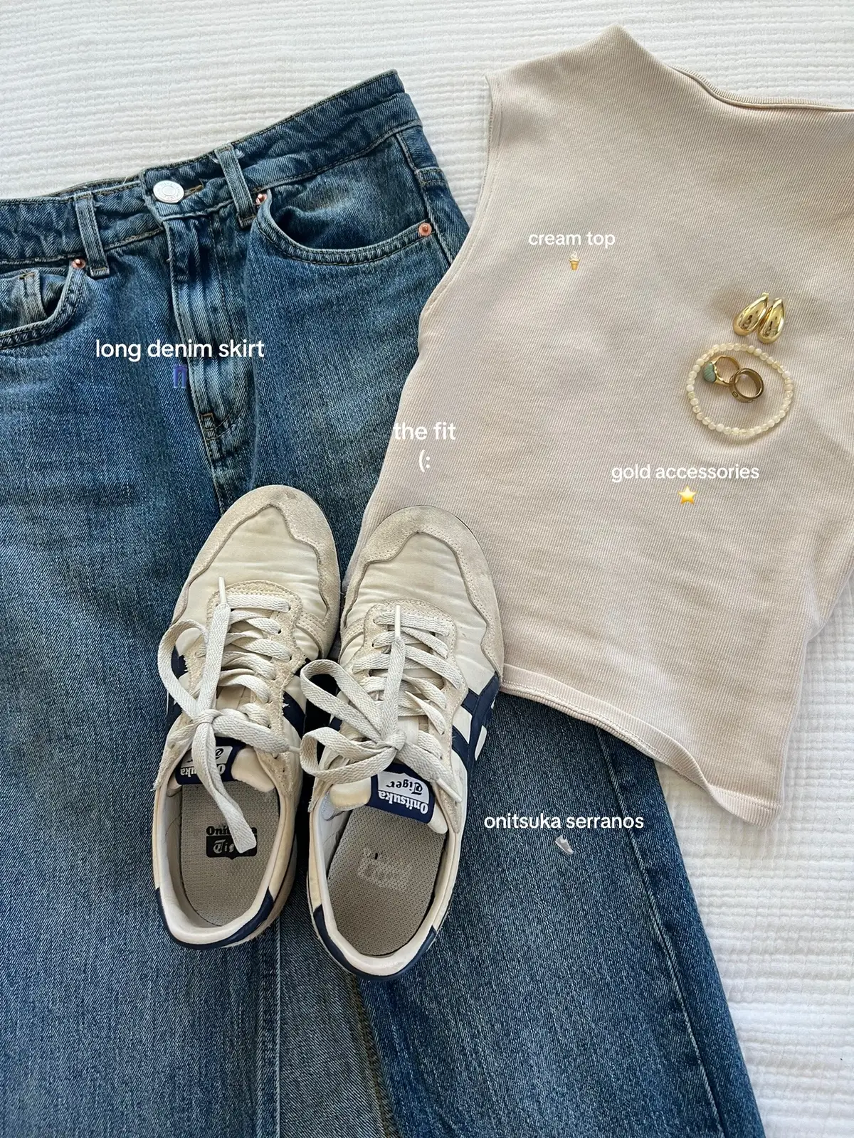 #spendthedaywithme #littlethings #OOTD #outfitideas #fits #fitcheck #onistukatiger #zaratops #longdenimskirt #longdenimskirtoutfit #makeuptherapy #makeup #saiebeauty #meritbeauty #chanelbeauty #onesizebeauty #diorblush #maccosmetics #chanel #sunglasses #saltandstone #touchland #touchlandhandsantitizer #rarebeauty #erewhon #erewhonmarket #pizza #dates #couple #bf #dateideas #500daysofsummer #fyp #viral @Saie @meritbeauty @Diorbeauty @SALT & STONE @FERRAGAMO @Rare Beauty @Erewhon Market 