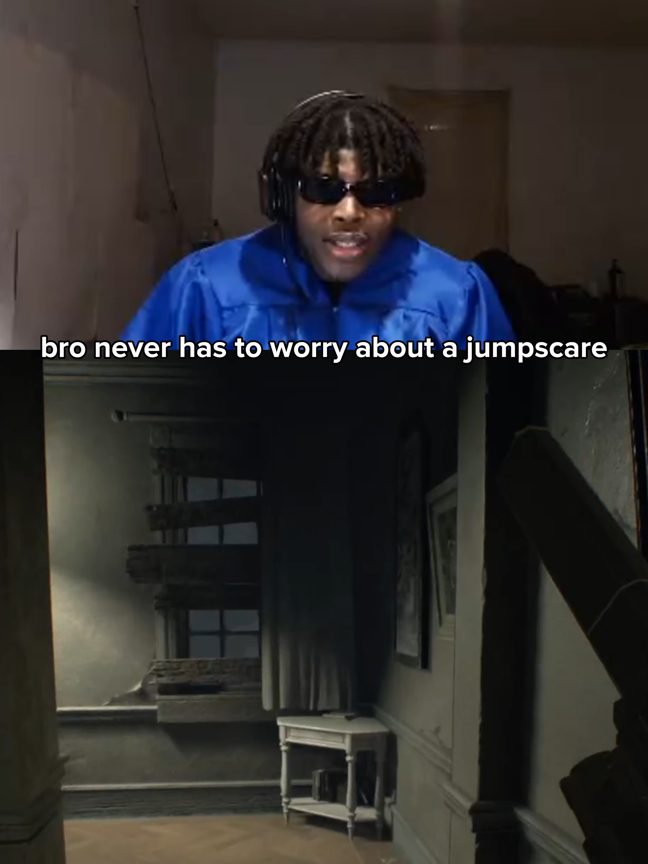 bro never has to worry about a jumpscare 😂 (Twitch: HeyyVance) #residentevil #re7 #re7biohazard #residentevil7 #fypage #ethanwinters #viral #funny #gaming #heyyvance