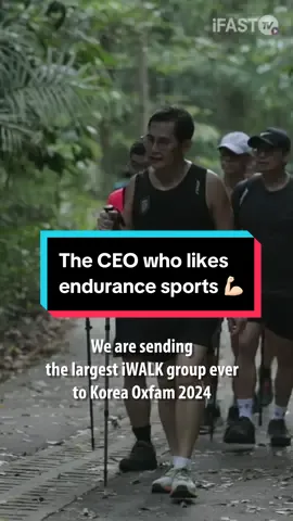 This is the 7th year iFAST is participating in Oxfam Trailwalker and we are sending the largest iWALK group ever to Korea Oxfam 2024! #ifast #oxfam #trailwalk #iwalk #sports #enduranceathlete #endurancesports #determination #ceo 