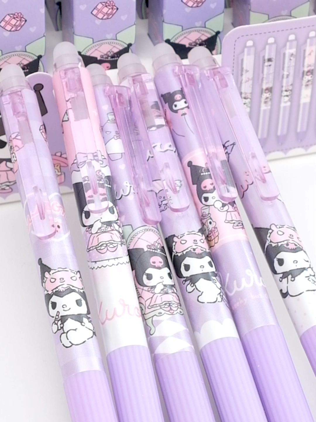 Kuromi Pen! #fyp #pochacco #cinnamoroll #sanrio #cute #capcut #kuromi #pompompurin #mymelody